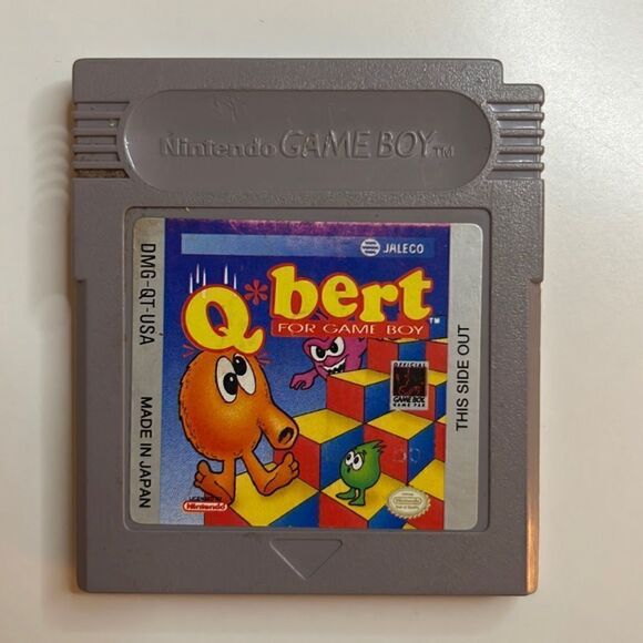 💥host pick💥Nintendo QBert gameboy video game.  Vintage. Pre tested works fine. - Picture 1 of 2